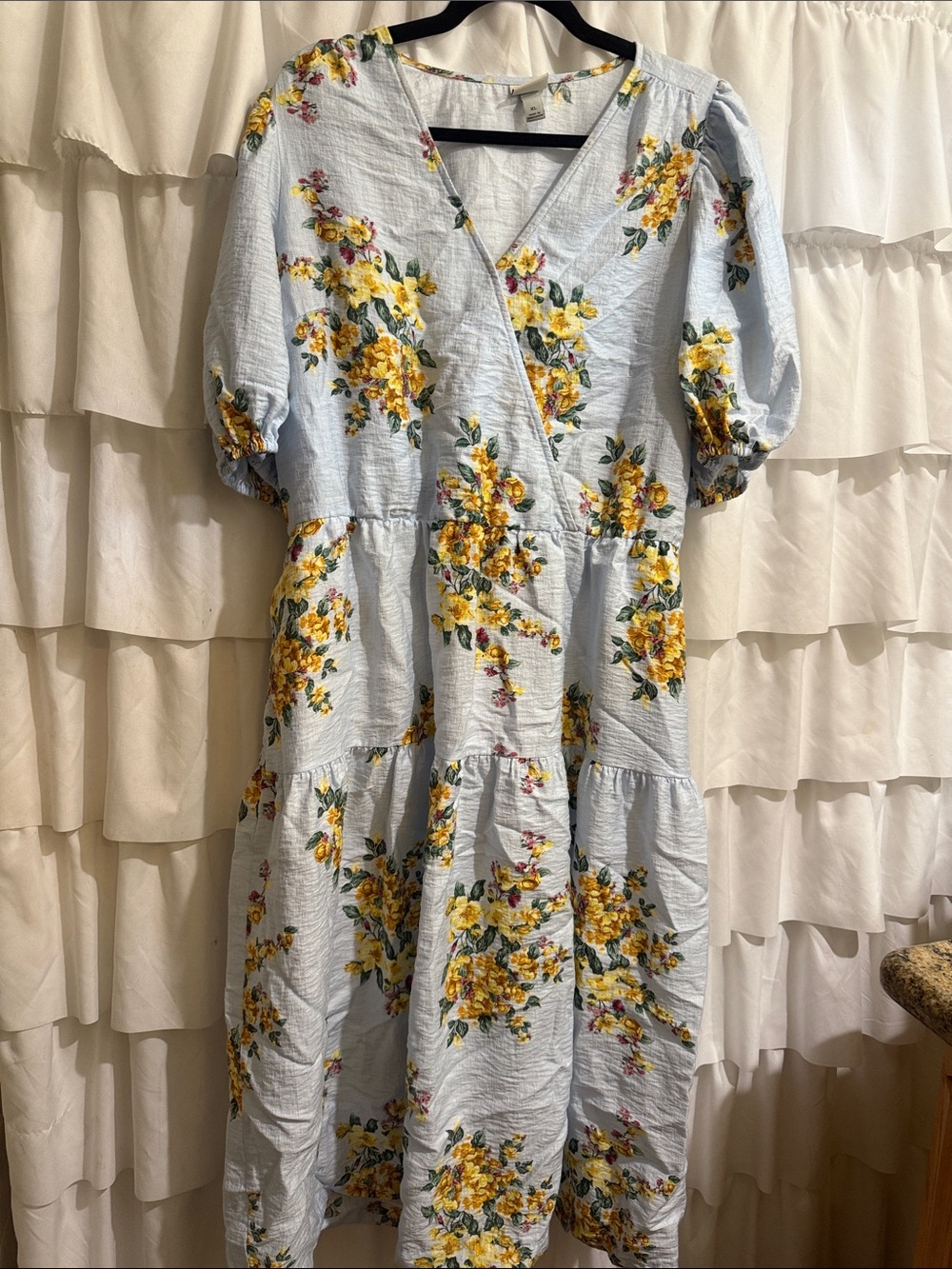 a new day Light Blue Floral Maxi Dress